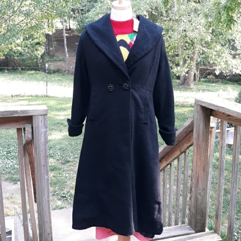 Vintage 1950s USA union made trench coat